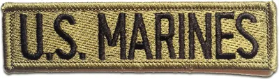 Produktbild von U.S. Marines Army - Aufnäher, Bügelbild, Aufbügler, Applikationen, Patches, Flicken, Zum Aufbügeln, Größe: 11.2 x 2.9 cm