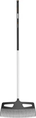 Obrázek produktu pro Fiskars 1027037, Hrábě na listí, Černá, Stříbrná, Hliník, Černá, 1 kusů