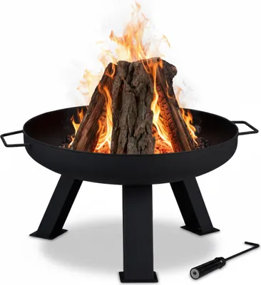Immagine prodotto di relaxdays 10032691_0 relaxdays Feuerschale schwarz 60,0 cm