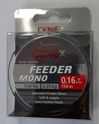 Produktbild von Browning Cenex Feeder Schnur Mono schwarz 150m Ø 0,16mm 2,25kg