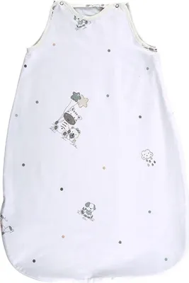 Produktbild von Lorelli Baby Winterschlafsack 85 cm 100% Baumwolle, 2,5 TOG, Mae 80 x 45 x 3 cm wei grn