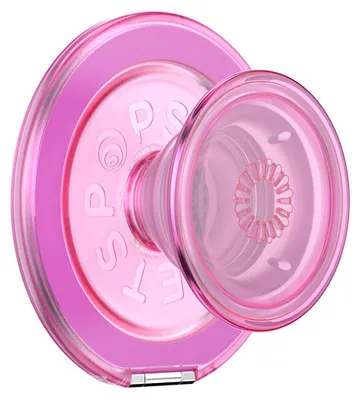 Immagine prodotto di PopSockets, PopGrip Kick-Out Premium: supporto autoadesivo con funzione di supporto, rosa