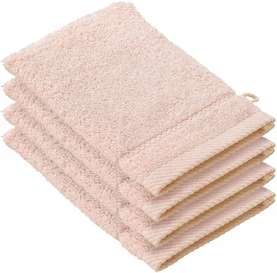Produktbild von waschlappen Stephanie15 x 21 cm Lachs 4 Stück