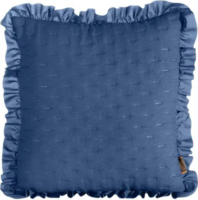 Produktbild von Dekorativer Kissenbezug Sofakissen LIBI dunkelblau marine45x45 dunkelblau