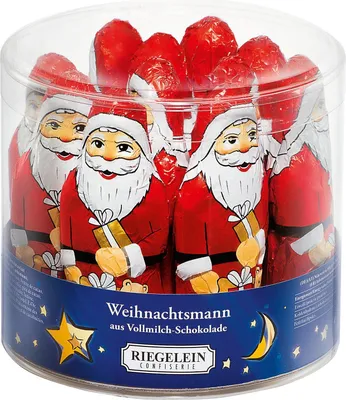 Produktbild von Riegelein Weihnachtsmann aus feiner Vollmilchschokolade 275g