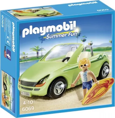 Produktbild von PLAYMOBIL Summer Fun Surf-Roadster, Fahrzeug, 4 Jahr(e), Mehrfarbig, Kunststoff