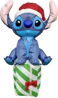 Productafbeelding van Opblaasfiguur polyester Stitch cadeautje 120 cm Disney