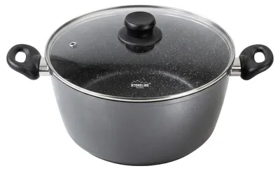 Produktbild von Stoneline STEW POT 10117 Kochtopf inkl. Deckel, Gusseisen/Gussaluminium, 32 cm Durchmesser, Induktionsherd-geeignet, Antihaftbeschichtung