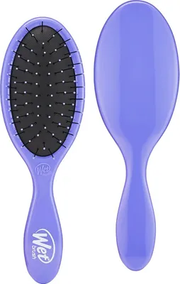 Imagen del producto de Wet Brush - Cepillo desenredante para cabello fino, color morado - Cepillo para el cabello