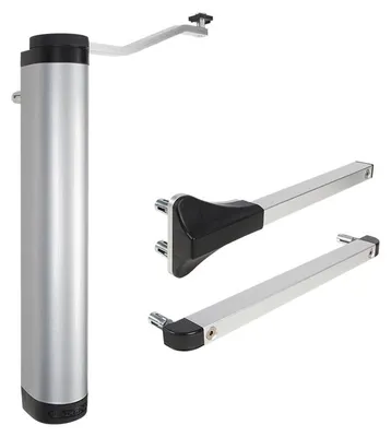 Image de Ferme portillon hydraulique VERTICLOSE 2 pour charnières à 90° et 180° argent - LOCINOX - P00009354-SILV