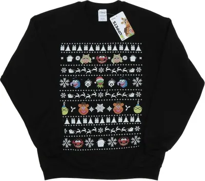 Produktbild von Disney - "The Muppets" Sweatshirt für Herren BI2991 (XL) (Schwarz)