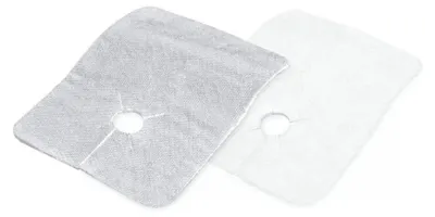 Produktbild von Meditrade ABE® Tracheal, Schlitzlochkompresse 8 x 10 cm | Packung (50 Stück)