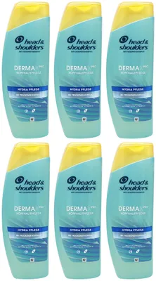 Produktbild von 6x head shoulders Anti-Schuppen Shampoo HYDRA PFLEGE 360ml XL für trockene Kopfhaut