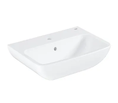 Produktbild von Grohe Start Edge - Waschtisch 55x40 cm, mit Überlauf, mit Hahnloch, alpinweiß