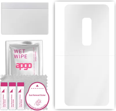 Produktbild von apgo Rückseite Schutzfolie, klar, kompatibel mit vivo V17 Pro, Hinten Hydrogel-Displayschutzfolie mit Positionierhilfe, kratzfest, einfache Montage