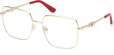 Zdjęcie produktu dla Guess GU2953 032 błyszczące jasnozłote 56/17/140 okulary damskie