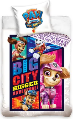 Produktbild von bettbezug Paw Patrol 140 x 200/60 x 70 cm weiß