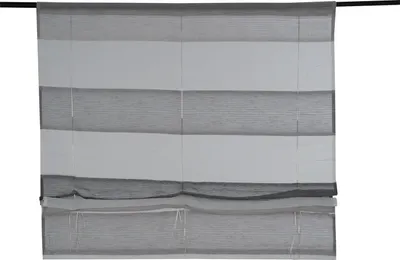 Produktbild von Raffrollo - 100 x 130 cm - Grau - Stahlgrau