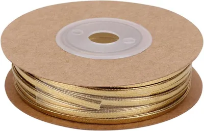 Produktbild von Lange goldene Lederkordel für die Schmuckherstellung, 15 m für Halsketten und Armbänder bei besonderen Anlässen und Feiern