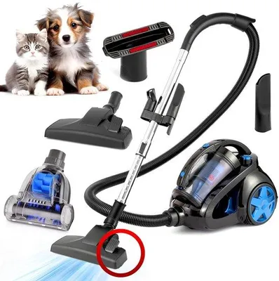 Productafbeelding van AG3100 Stofzuiger Zonder Zak - Stofzuigers - Vacuum Cleaner Zakloos - Geschikt Voor Dierenharen -900W - Sterke Zuigkracht - Blauw
