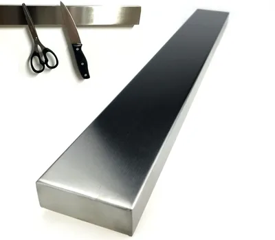 Produktbild von Edelstahl Messerhalter 40cm | Magnetleiste Messerblock | Magnet Messerleiste Küchenmesser | universal Messer Leiste Magnetisch