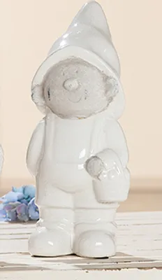 Produktbild von Gartenkind Gartenfigur, beige glasiert, 34,0 x 15,0 x 15,0cm