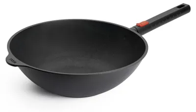 Immagine prodotto di Wok in ghisa Woll Eco Logic QXR: manico rimovibile, Ø 30 cm, altezza 10 cm, adatto a tutti i tipi di fornelli, induzione inclusa