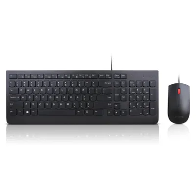 Produktbild von Lenovo 4X30L79920, Volle Größe (100%), Kabelgebunden, USB, Schwarz, Maus enthalten