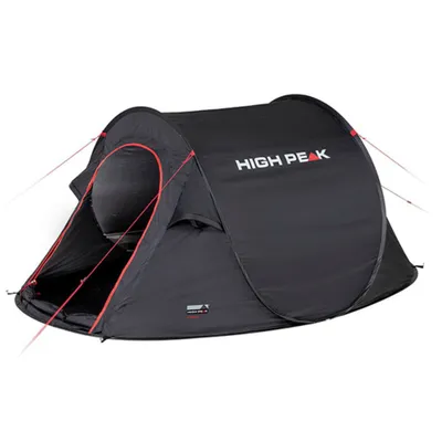 Obrázek produktu pro High Peak Vision 2, Kempink, Tunelový stan, 1,86 kg, Černá