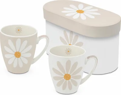 Produktbild von PPD Happy Flower 2 Mug Set, 2er Set, Kaffeetasse, Becher, Tasse, New Bone China, 350 ml,160103026