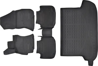 Produktbild von 3D Gummimatten Kofferraumwanne Für Subaru Outback 5 Kombi 2014-2019, Gummi Fußmatten NORM