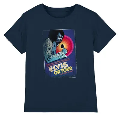Image de Elvis Presley - T-shirt pour enfants TV33503 (152-158) (bleu marine)