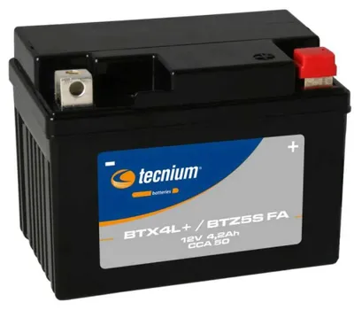 Zdjęcie produktu dla Akumulator bezobsługowy TECNIUM aktywowany fabrycznie - BTX4L+/BTZ5S