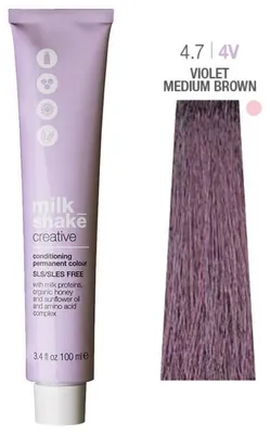 Produktbild von milk_shake Creative Conditioning Permanent Colour 100 ml 4.7 / 4V Violet Medium