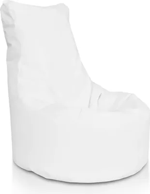 Produktbild von Ecopuf, Sitzkissen, Sessel Bean Bag, Sitzsack, für Innen und Außen, 85x80, Farbe Weiß