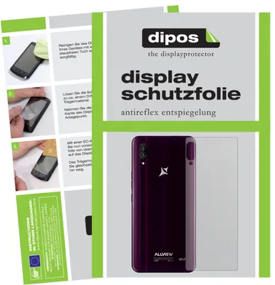 Produktbild von 2x Schutzfolie für Allview Soul X6 Xtreme Rückseite matt Displayschutzfolie