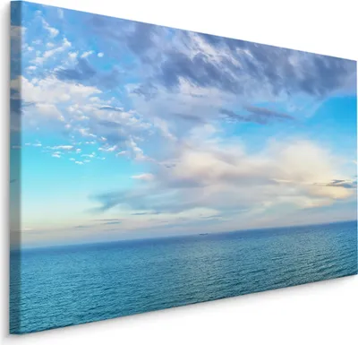 Zdjęcie produktu dla Obraz do biura morze ocean krajobraz pejzaż Abstrakcyjny krajobraz z efektem 3D 100x70cm