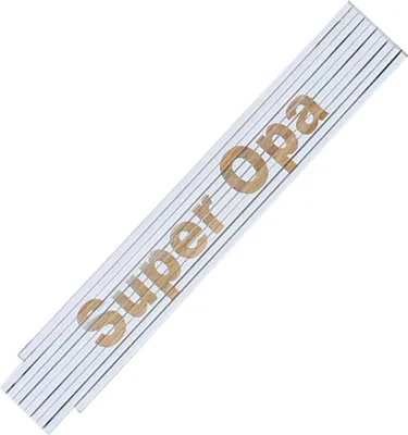 Produktbild von Zollstock Meterstab Laser Gravur Spruch Vatertag Opa Geburtstag Super Opa