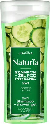 Image de Joanna Naturia Shampooing & Gel douche 2 en 1 au concombre et à l'aloe vera, 100 ml
