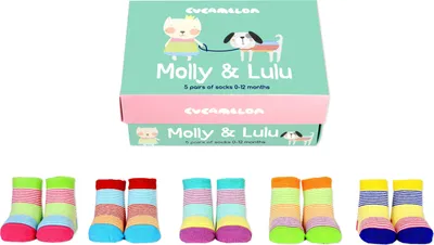 Produktbild von Molly & Lulu Cucamelon Socken für Babys (5 Paar)