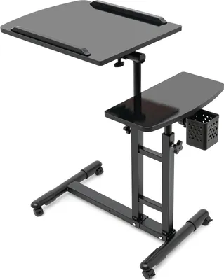 Image de Support de travail pour tatouage, construction robuste, réglable en hauteur, noir