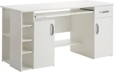 Produktbild von Computertisch / Schreibtisch / PC-Tisch weiß