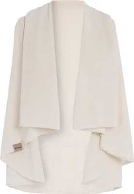 Produktbild von Knit Factory Senna Umhangvest - Beige - One Size
