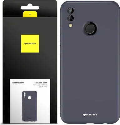 Image de Coque en silicone SPACECASE Coque en silicone pour Huawei P20 Lite Noir