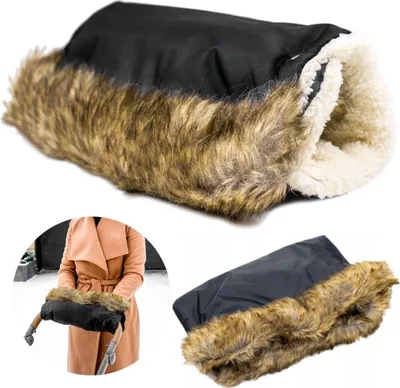 Image de Muff de poussette, chauffe-mains, chauffe-mains, poussette, luge
