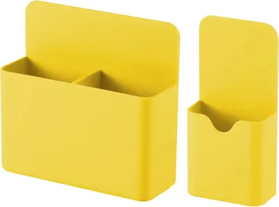 Produktbild von 2 Stück magnetische Aufbewahrungsbox, langlebiger, leichter Bleistift-Organizer, vielseitige magnetische Kleinigkeitenbox für Kühlschrank-Whiteboard