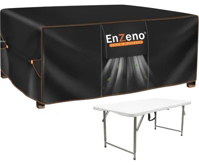 Immagine prodotto di Copertura impermeabile per mobili da giardino, resistente alle intemperie, in tessuto Oxford 420D, forma rettangolare, dimensioni 125x63x74 cm