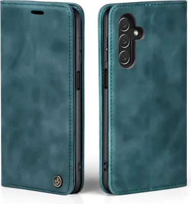 Produktbild von Handy Hülle für Samsung Galaxy A25 5G Klapphülle Bookcase Flip Cover Handy Tasche Etui Farbe: Petrol