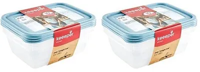 Immagine prodotto di Set da 3 contenitori per congelatore, 3 x 1,25 l, blu