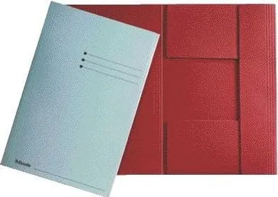Obrázok produktu pre Zakladač Esselte s 3 chlopňami, A4, červený